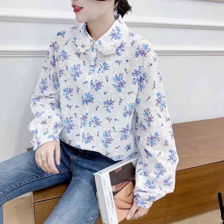 Women's Blouses & Shirts Lamtrip Unique Flowers Print Long Sleeve Cotton Shirt Blouse 2021 0ZYT, Sky blue
Women's Blouses & Shirts Lamtrip Unique Flowers Print Long Sleeve Cotton Shirt Blouse 2021 0ZYT, Sky blue