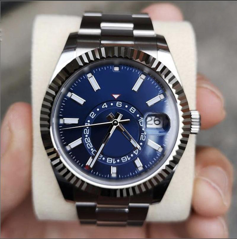 Noble Men's Watch Sky Residents Series Gear Bezel Trend Sapphire Glass Stainless Steel Original Clasp Bracelet 2813 Automatic Movement Mechanical Gift Mens Watches, Box2
Noble Men's Watch Sky Residents Series Gear Bezel Trend Sapphire Glass Stainless Steel Original Clasp Bracelet 2813 Automatic Movement Mechanical Gift Mens Watches, Box2