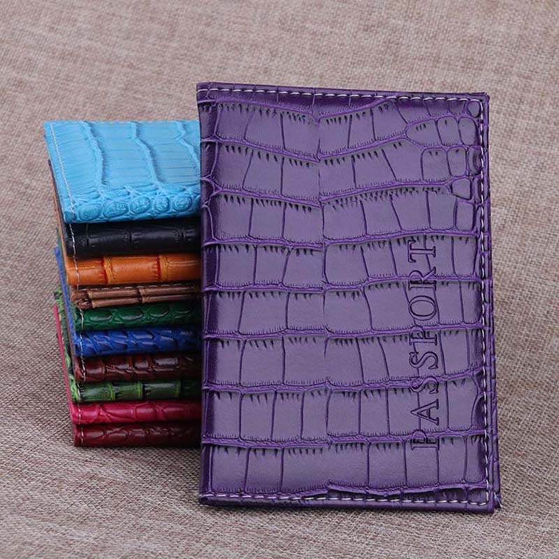 Crocodile Pattern Passport Holder Travel Wallet Women Men PU Leather Card Case Cover 14.2*9.8cm, Brown;gray
Crocodile Pattern Passport Holder Travel Wallet Women Men PU Leather Card Case Cover 14.2*9.8cm, Brown;gray