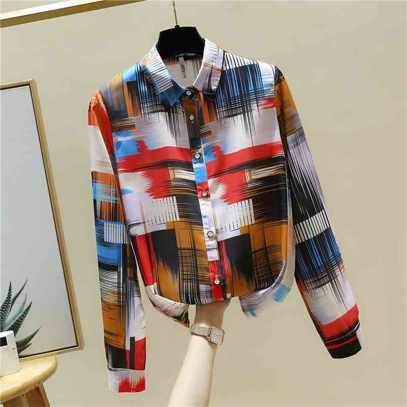 Shirts Autumn Fashion Women' Long Sleeves Turn Down Collar Coloful Female Office Ladies Shirt Blouse Tops A4036 210519, Beige
Shirts Autumn Fashion Women' Long Sleeves Turn Down Collar Coloful Female Office Ladies Shirt Blouse Tops A4036 210519, Beige