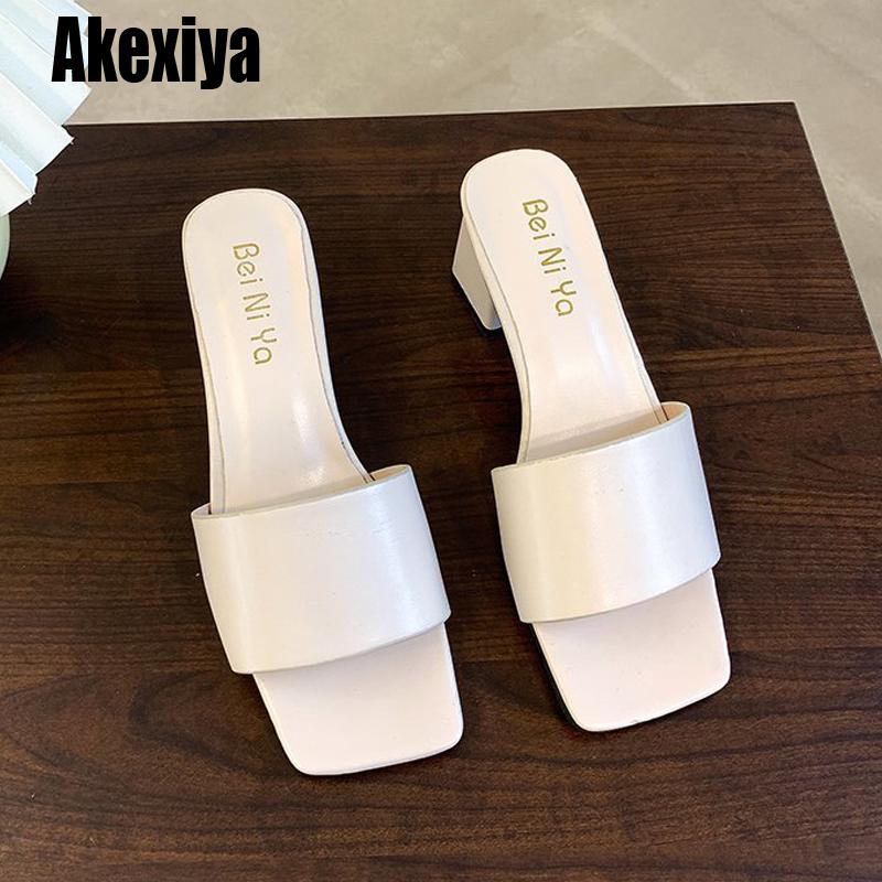 Sexy PU Square Toe High Heel Slippers Summer Fashion Slip On Thin Heels Women Mules Party BC514, Black
Sexy PU Square Toe High Heel Slippers Summer Fashion Slip On Thin Heels Women Mules Party BC514, Black