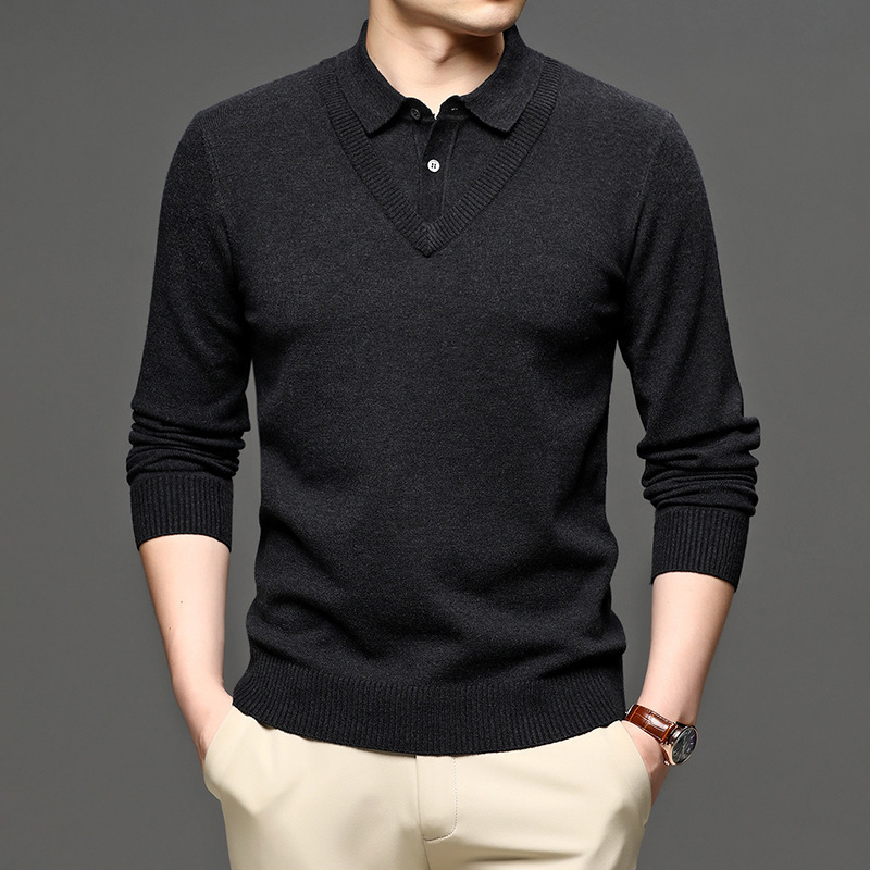 Men's Sweaters High Quality Mens Fashion Slim Fit Shirt Collar Fake Two-piece Men Pullover Solid Knit Clothing G1WG, Green
Men's Sweaters High Quality Mens Fashion Slim Fit Shirt Collar Fake Two-piece Men Pullover Solid Knit Clothing G1WG, Green