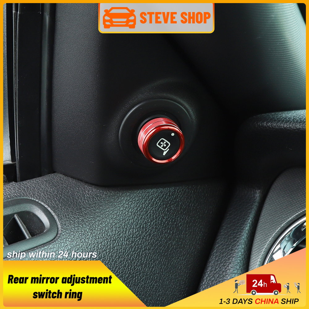Red Rear Mirror Adjustment Switch Bezel Aluminum Alloy 1pc For Ford Mustang 2009-2013 Auto Interior Accessories
Red Rear Mirror Adjustment Switch Bezel Aluminum Alloy 1pc For Ford Mustang 2009-2013 Auto Interior Accessories