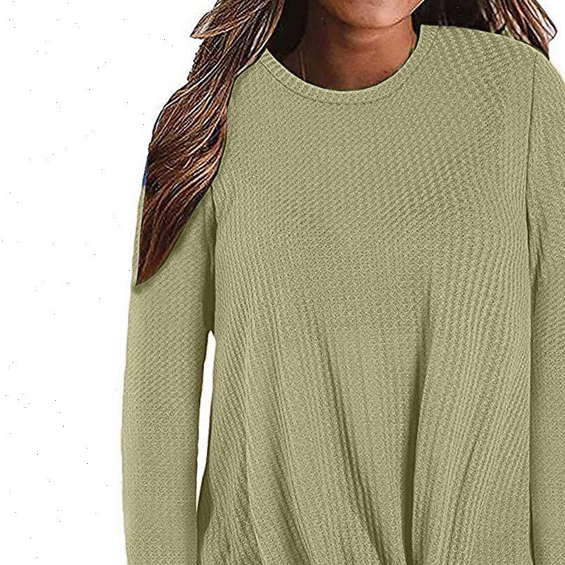 Chiffon Casual Long Sleeve Women Shirt Autumn Knot Waffle Knit Tunic Cute Shirts Tops Winner Girl Lady 729, White
Chiffon Casual Long Sleeve Women Shirt Autumn Knot Waffle Knit Tunic Cute Shirts Tops Winner Girl Lady 729, White