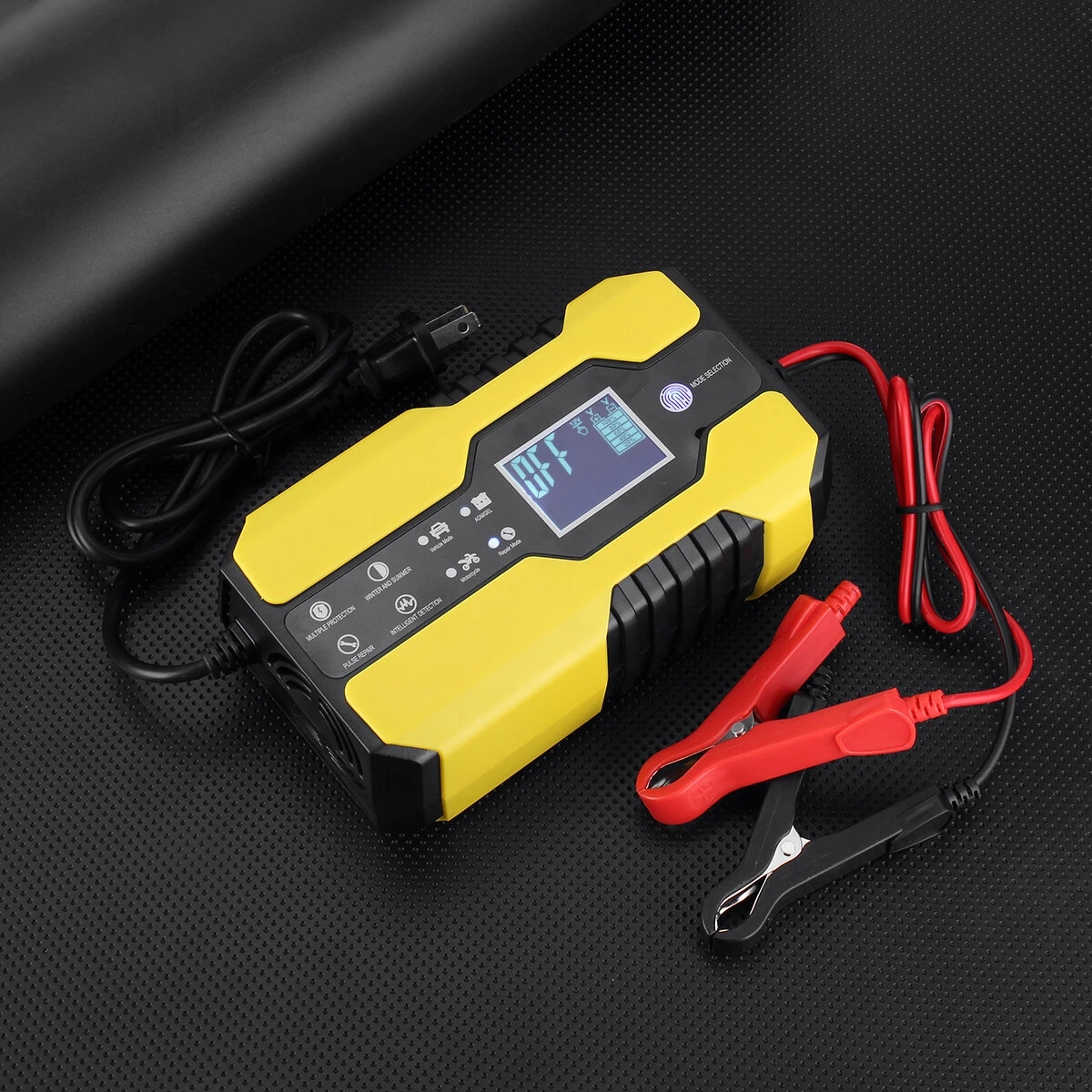 12V 24V 150AH Smart LCD Automatic Car Battery Charger Motorcycle Pulse Repair - AU Plug