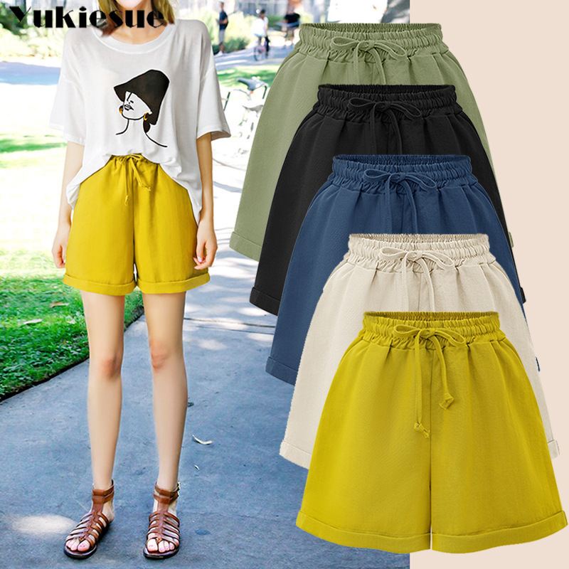 Plus Size 5XL 6XL womens Shorts women Streetwear Casual Drawstring Running Sports summer shorts female short feminino 210518, Black
Plus Size 5XL 6XL womens Shorts women Streetwear Casual Drawstring Running Sports summer shorts female short feminino 210518, Black