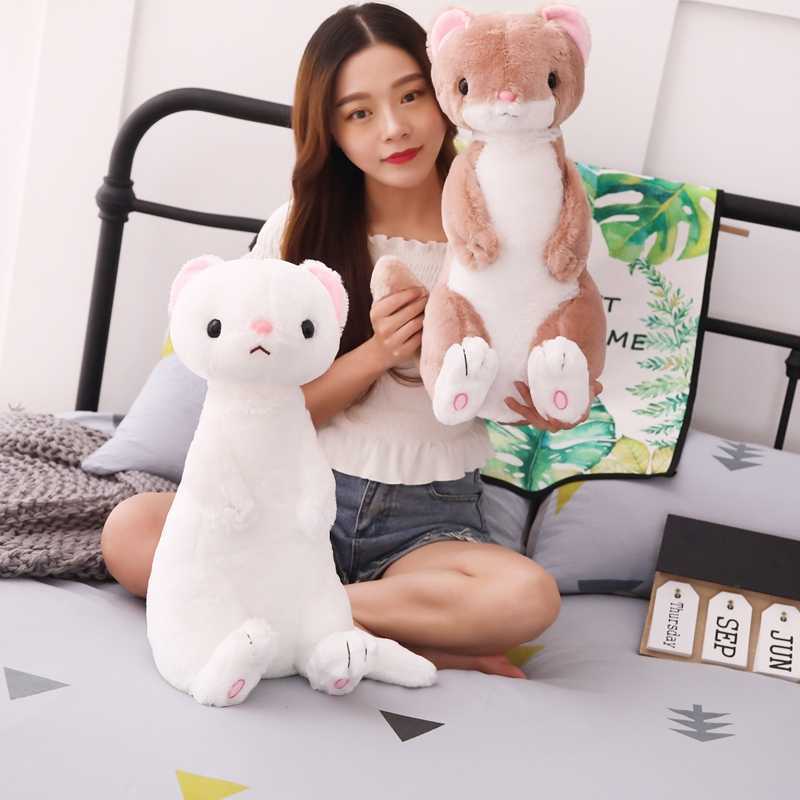 Cute Sitting Weasel Peluche Plush Pluszaki Toys Cute Ferret Doll Cute Child Comforting Dolls Soft Baby Room Toy Home Decoration Q0727
Cute Sitting Weasel Peluche Plush Pluszaki Toys Cute Ferret Doll Cute Child Comforting Dolls Soft Baby Room Toy Home Decoration Q0727
