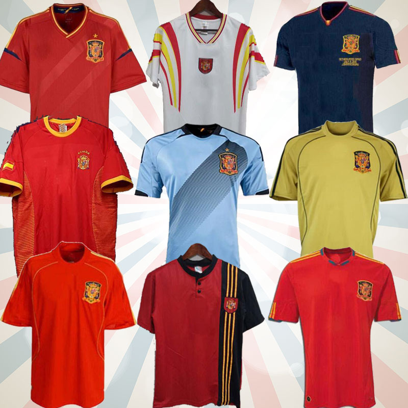 final 2010 Spain retro jersey 1994 RAUL XAVI Hierro LUIS ENSRIQUE XAVI ALONSO Caminero Iniesta PUYOL PIQUE David Villa TORRES 2008 2012 1996, Black;yellow
final 2010 Spain retro jersey 1994 RAUL XAVI Hierro LUIS ENSRIQUE XAVI ALONSO Caminero Iniesta PUYOL PIQUE David Villa TORRES 2008 2012 1996, Black;yellow