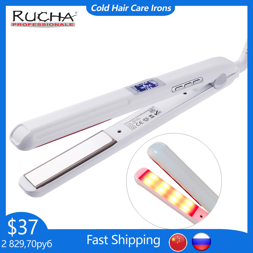RUCHA Infrared Hair Care Iron Ultrasonic Hair Straightener for Frizzy Dry Hair Keratin Repair Warm Mist Irons Recovers Damaged
RUCHA Infrared Hair Care Iron Ultrasonic Hair Straightener for Frizzy Dry Hair Keratin Repair Warm Mist Irons Recovers Damaged