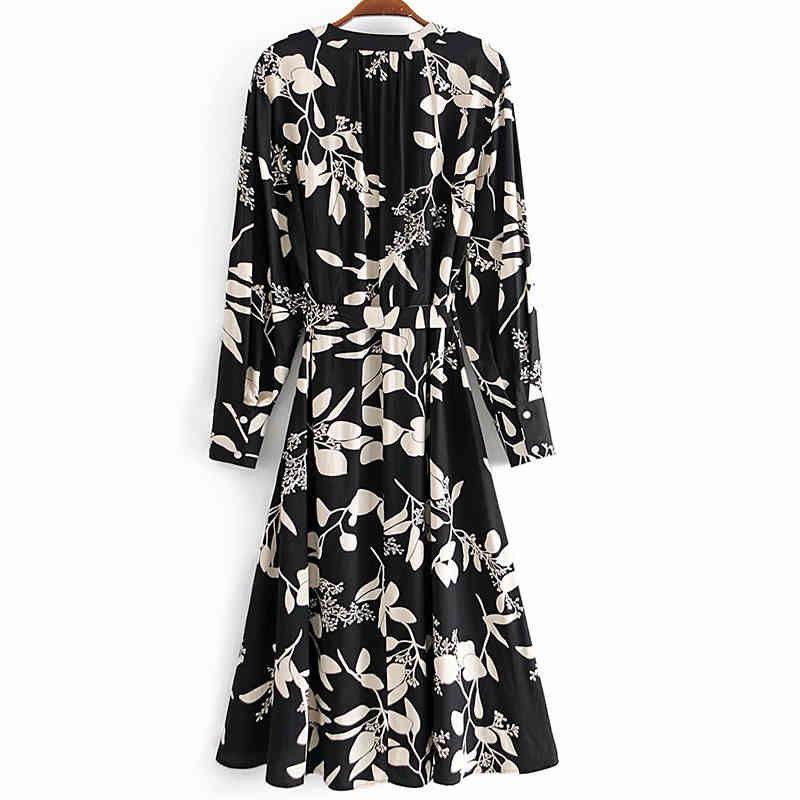 Summer Women Dress Vintage Floral Long Party Vestidos High quality Female Fashion V-neck Dresses 210422