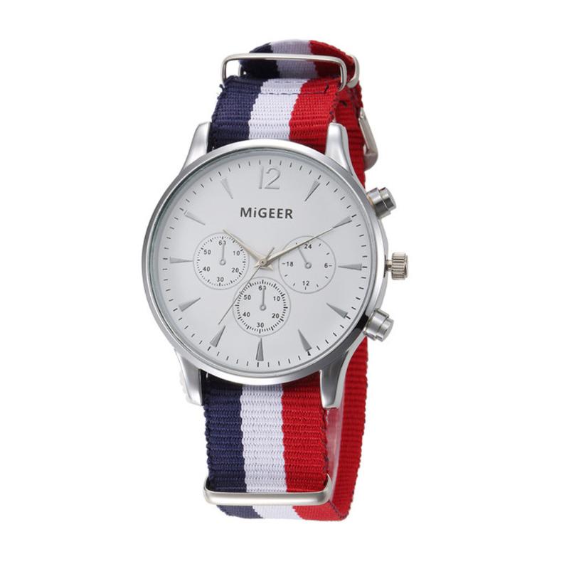 Wristwatches Fashion Comfortable Luxury Canvas Mens Analog Watch Wrist Watches Relogio Masculino, White
Wristwatches Fashion Comfortable Luxury Canvas Mens Analog Watch Wrist Watches Relogio Masculino, White