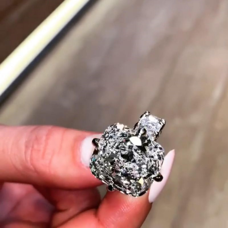 designer earrings Wedding Rings Luxury Jewelry Sparkling Pure 100% 925 Sterling Silver Princess Cut Moissanite Diamond Gemstones Party Eternity Women 