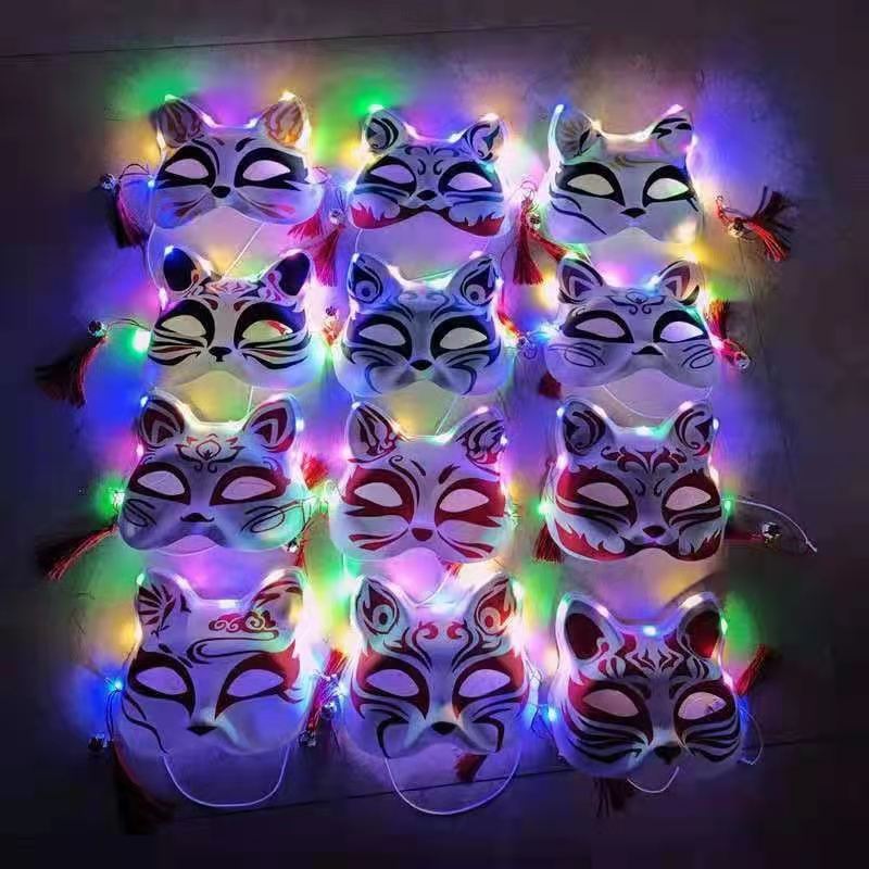 2022 Halloween Upper Half Cat Face LED Light Up Funny Masks The Purge Election Year Great Festival Cosplay Costume Supplies Party Mask
2022 Halloween Upper Half Cat Face LED Light Up Funny Masks The Purge Election Year Great Festival Cosplay Costume Supplies Party Mask