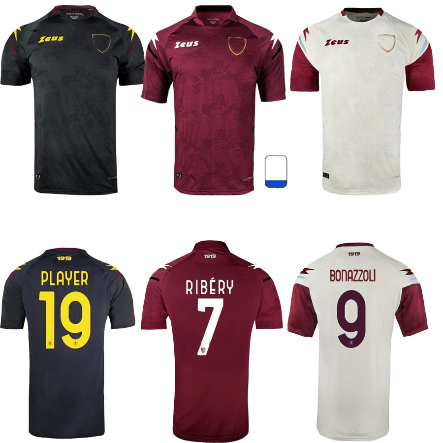 21 22 Salernitana soccer jerseys Home Away Third Fourth Red black white bule 2021 2022 7 RIBÉRY Bonazzoli Belec Gyomber Jaroszynski Coulibal, Black;yellow
21 22 Salernitana soccer jerseys Home Away Third Fourth Red black white bule 2021 2022 7 RIBÉRY Bonazzoli Belec Gyomber Jaroszynski Coulibal, Black;yellow