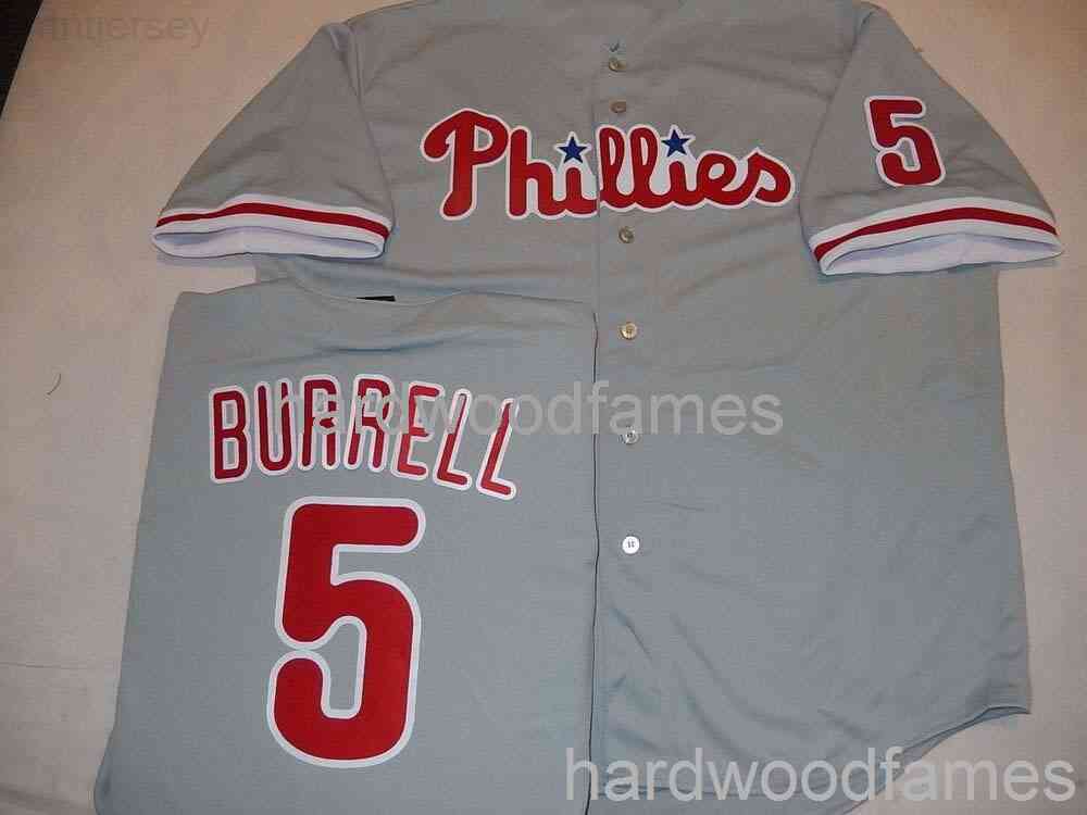 Cheap Custom PAT BURRELL Baseball Jersey GRAY New Stitch Any Name Number Men Women Youth baseball jersey, Black
Cheap Custom PAT BURRELL Baseball Jersey GRAY New Stitch Any Name Number Men Women Youth baseball jersey, Black