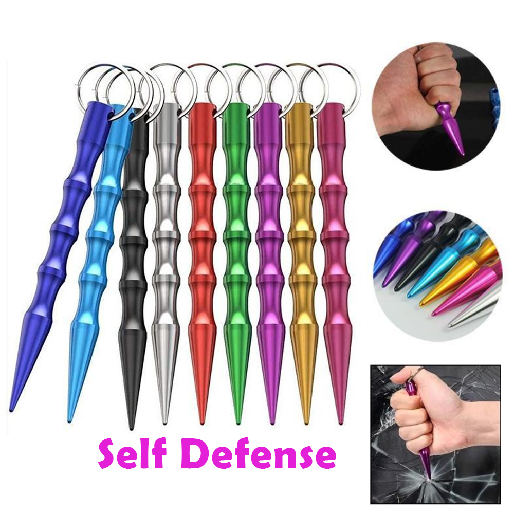Metal Aluminum Self Defense Keychain Mental Stick Car Keychains Personal Safty Key Chain Charm Car-Key Ring 9 Colors Car window break
Metal Aluminum Self Defense Keychain Mental Stick Car Keychains Personal Safty Key Chain Charm Car-Key Ring 9 Colors Car window break