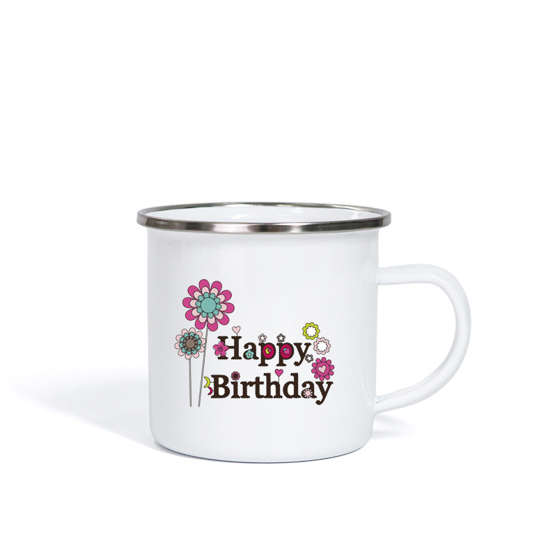 Portable 12 oz Sublimation Blank Enamel Coffee Mugs Tumblers Cup Stainless Steel Water Bottles With Handle, 12oz
Portable 12 oz Sublimation Blank Enamel Coffee Mugs Tumblers Cup Stainless Steel Water Bottles With Handle, 12oz