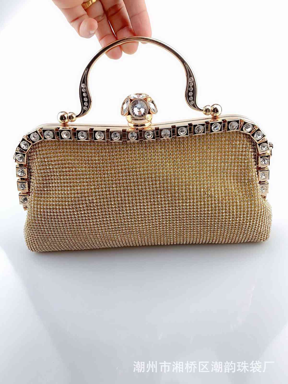 Women's Mini Handbag Elegant Crystal Rhinestone Party Purse Wedding Clutch Bag Luxury Banquet Gold Silver Evening Bag ZD2011
Women's Mini Handbag Elegant Crystal Rhinestone Party Purse Wedding Clutch Bag Luxury Banquet Gold Silver Evening Bag ZD2011