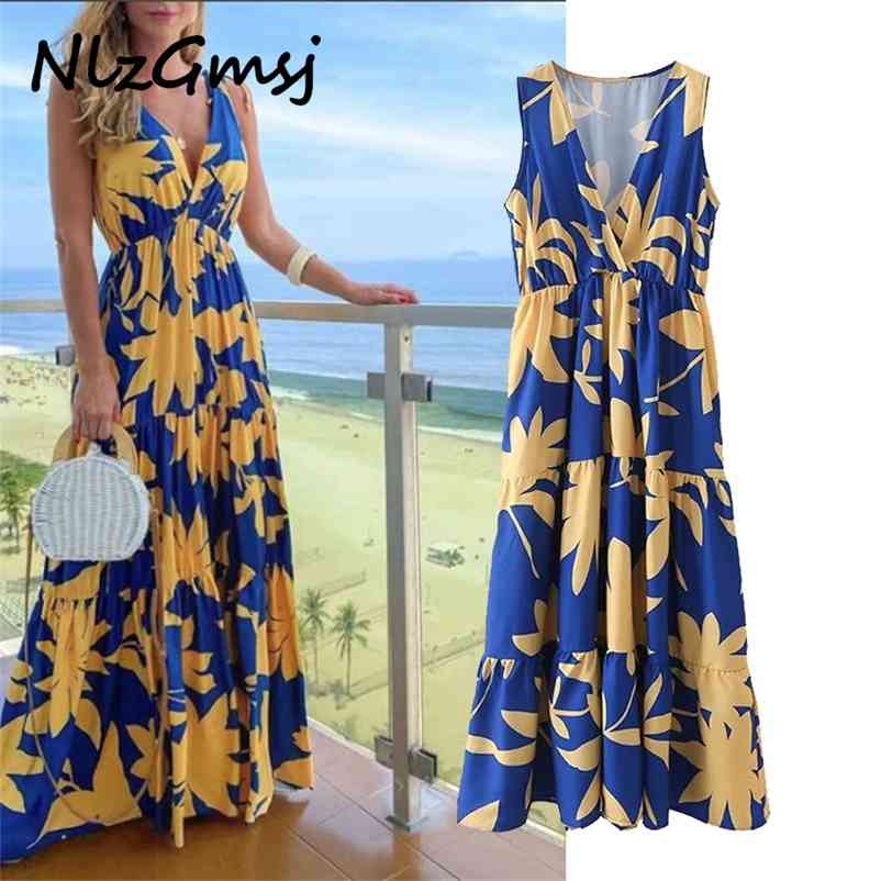 Dres Summer Digital Print Maxi Sleeveless Tank Ladies High Street Long Vestidos 05 210628, As picture
Dres Summer Digital Print Maxi Sleeveless Tank Ladies High Street Long Vestidos 05 210628, As picture