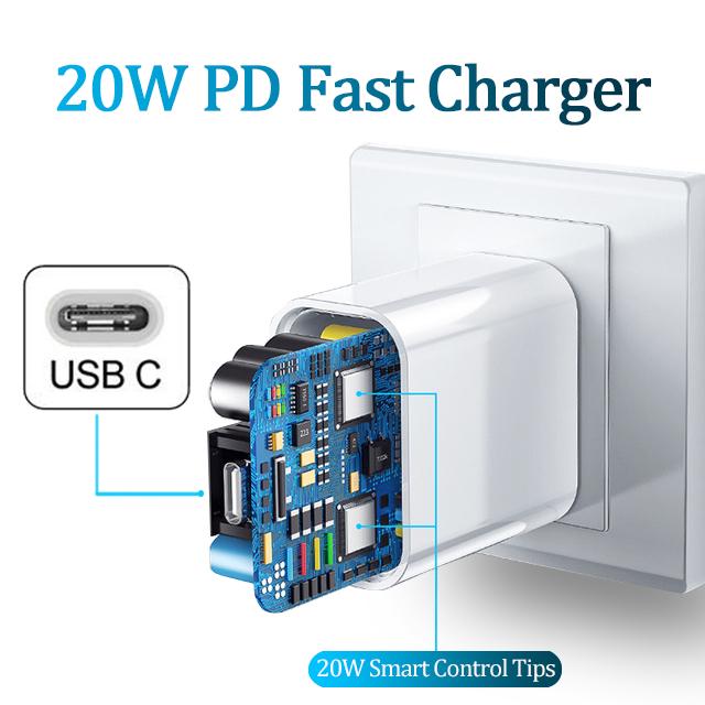 50 pcs a box Type-C 20W PD USBC Fast Wall Charger with US EU Plug for IPhone 12 11 pro max Ipad Xiaomin Huawei Mobile Phone
50 pcs a box Type-C 20W PD USBC Fast Wall Charger with US EU Plug for IPhone 12 11 pro max Ipad Xiaomin Huawei Mobile Phone