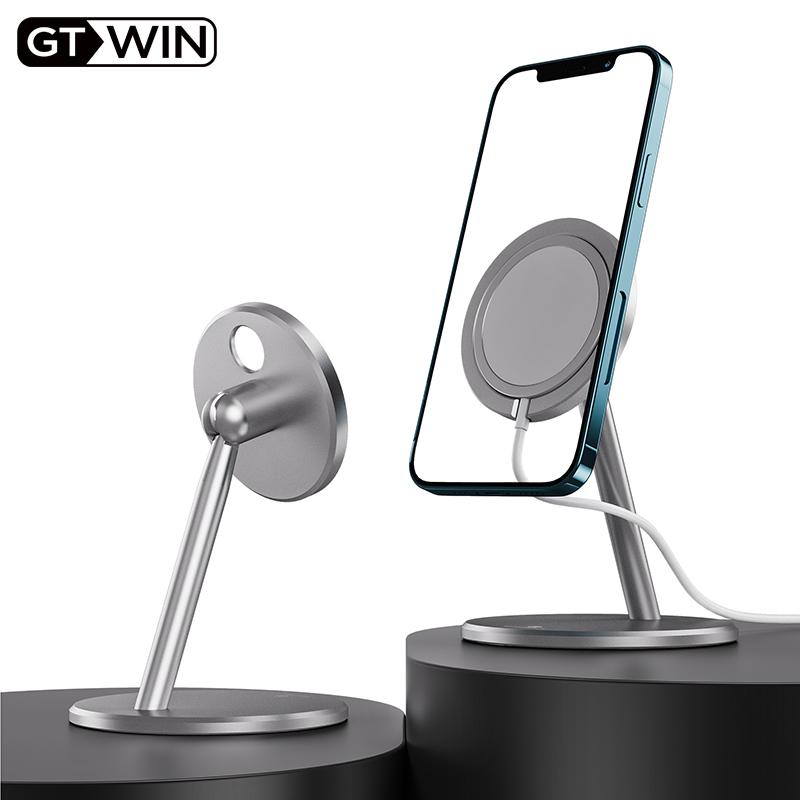 Mag Safe Phone Charger Holder Aluminium Alloy Bracket For 12mini 12 Pro Max Magnetic Wireless Fast Charging Stand Cell Mounts & Holde Holder, Silver
Mag Safe Phone Charger Holder Aluminium Alloy Bracket For 12mini 12 Pro Max Magnetic Wireless Fast Charging Stand Cell Mounts & Holde Holder, Silver