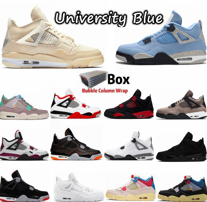 Top Quality Jumpman mens 4 4s Basketball Shoes University Blue retro Cement Union Sail Metallic Pack Fire Red Guava Ice trainers s, 8 black cat
Top Quality Jumpman mens 4 4s Basketball Shoes University Blue retro Cement Union Sail Metallic Pack Fire Red Guava Ice trainers s, 8 black cat