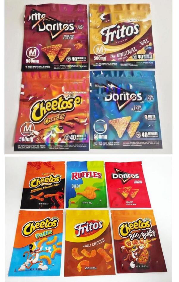 CHEETOS DORITOS FRITOS RUFFLES BAGS Customized Chipps Edible Mylar Package Sour Cookies Bag Packaging For original Cheese Smell Proof Zipper Lock
CHEETOS DORITOS FRITOS RUFFLES BAGS Customized Chipps Edible Mylar Package Sour Cookies Bag Packaging For original Cheese Smell Proof Zipper Lock