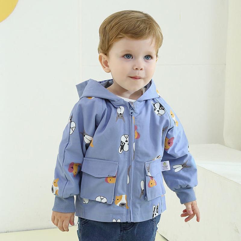 Jackets Boys Girls Hooded Cute Dog Print Kids Coat Big Pocket Children's Outwear Autumn Winter Clothes For 0-8years, Blue;gray
Jackets Boys Girls Hooded Cute Dog Print Kids Coat Big Pocket Children's Outwear Autumn Winter Clothes For 0-8years, Blue;gray