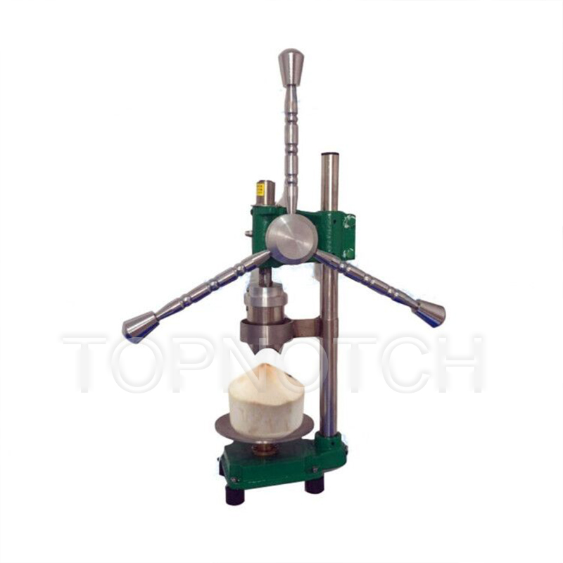 Commercial Fresh Coconut Opening Tool Manual Opener Lid Machine Save Effort Steel Capping Cover Cutter