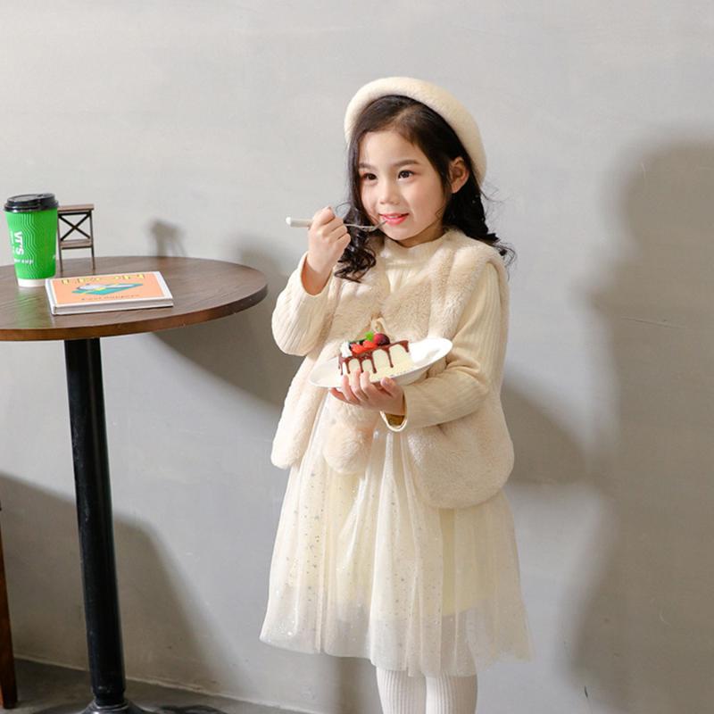 Clothing Sets Bear Leader Children's Fashionable Plush Dress Autumn Winter Vest Two-piece Girl Princess Children Two Piece Skirt Set, White
Clothing Sets Bear Leader Children's Fashionable Plush Dress Autumn Winter Vest Two-piece Girl Princess Children Two Piece Skirt Set, White