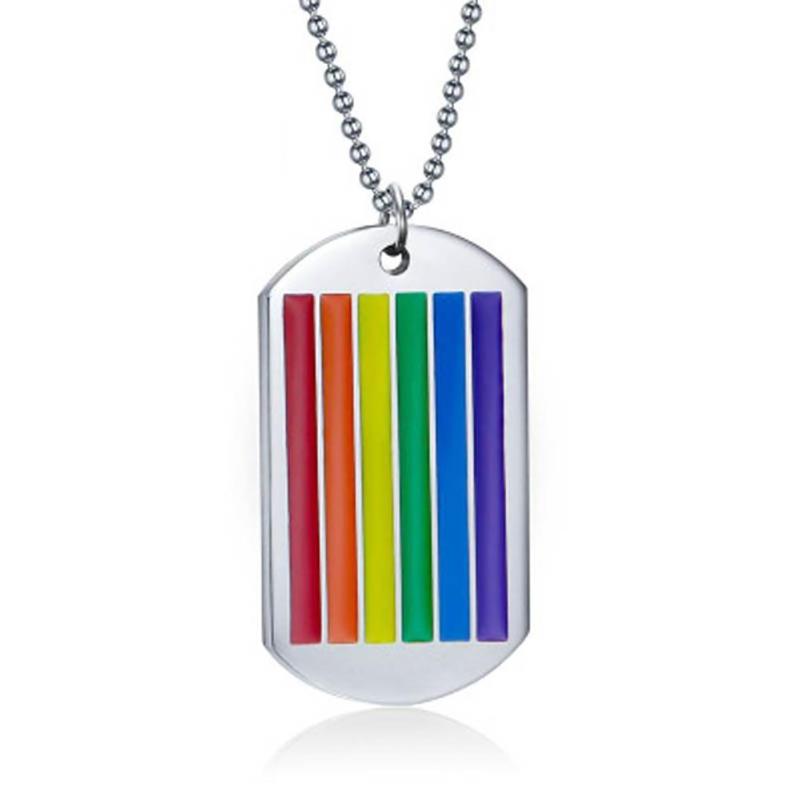 Pendant Necklaces Fashion Rainbow Long Chain Necklace Gay Lesbian Stylish Promise Jewelry Gifts Drop
Pendant Necklaces Fashion Rainbow Long Chain Necklace Gay Lesbian Stylish Promise Jewelry Gifts Drop