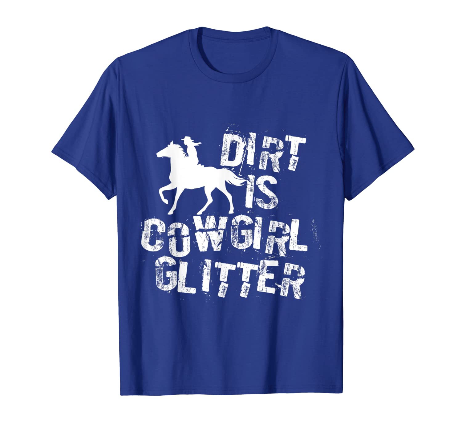 dirt is cowgirl glitter tshirt farming funny gift, White;black