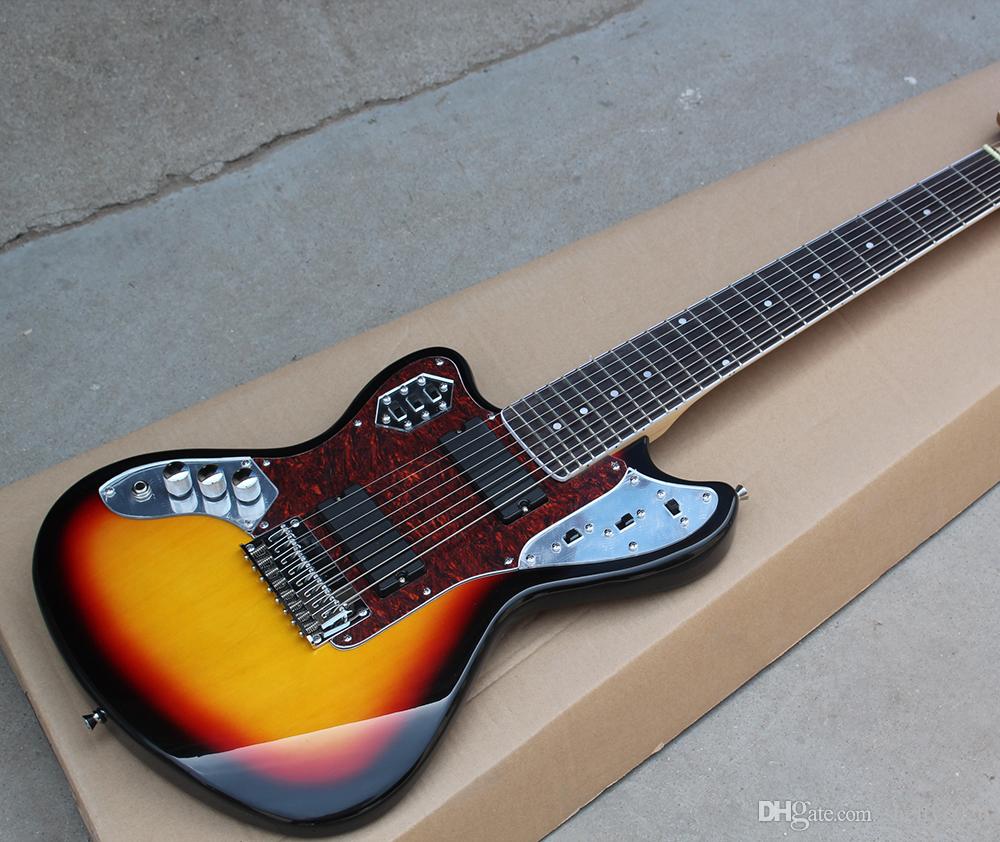 Factory Custom 8 Strings Left-hand Electric Guitar with Rosewood Fingerboard,Red Pearl Pickguard,offering customized services
Factory Custom 8 Strings Left-hand Electric Guitar with Rosewood Fingerboard,Red Pearl Pickguard,offering customized services