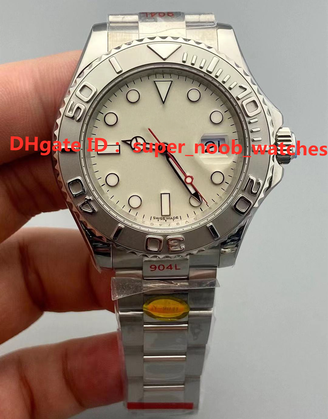 N YM yacht orologio di lusso 2836/3135 movement watches 904L fine steel 40mm*13mm diameter Men's watch waterproof, Slivery;brown
N YM yacht orologio di lusso 2836/3135 movement watches 904L fine steel 40mm*13mm diameter Men's watch waterproof, Slivery;brown