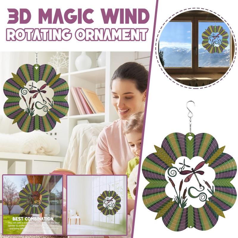 3d Stainless Steel Wind Chimes Colorful Hanging Rotating For Outdoor Garden Yards Greenhouses Decor 12 Inch Decorative Objects & Figurines
3d Stainless Steel Wind Chimes Colorful Hanging Rotating For Outdoor Garden Yards Greenhouses Decor 12 Inch Decorative Objects & Figurines