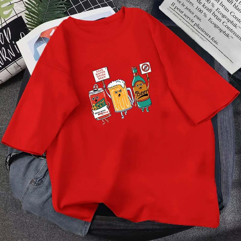 Men's T-Shirts Save Water Drink Beer Print Funny T-Shirt Summer Cotton Round Neck Top 14 Color Neutral Harajuku Daily Casual Short Sleeve, White
Men's T-Shirts Save Water Drink Beer Print Funny T-Shirt Summer Cotton Round Neck Top 14 Color Neutral Harajuku Daily Casual Short Sleeve, White