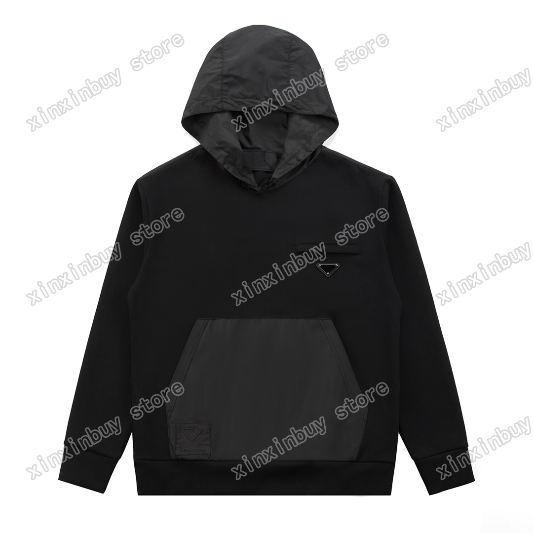 21ss mens women designer Sweatshirts Hoodies Basketball nylon Metal triangle label letter casual high quality fashion men wild top black S-2XL
21ss mens women designer Sweatshirts Hoodies Basketball nylon Metal triangle label letter casual high quality fashion men wild top black S-2XL
