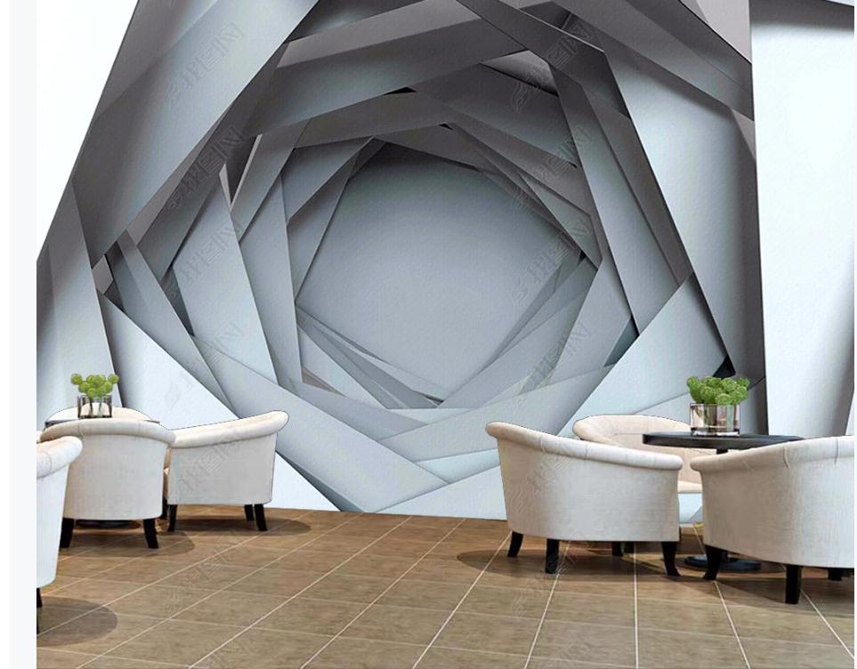 Custom 3d wallpaper extended space wallpapers background wall 3d murals wallpaper for living room