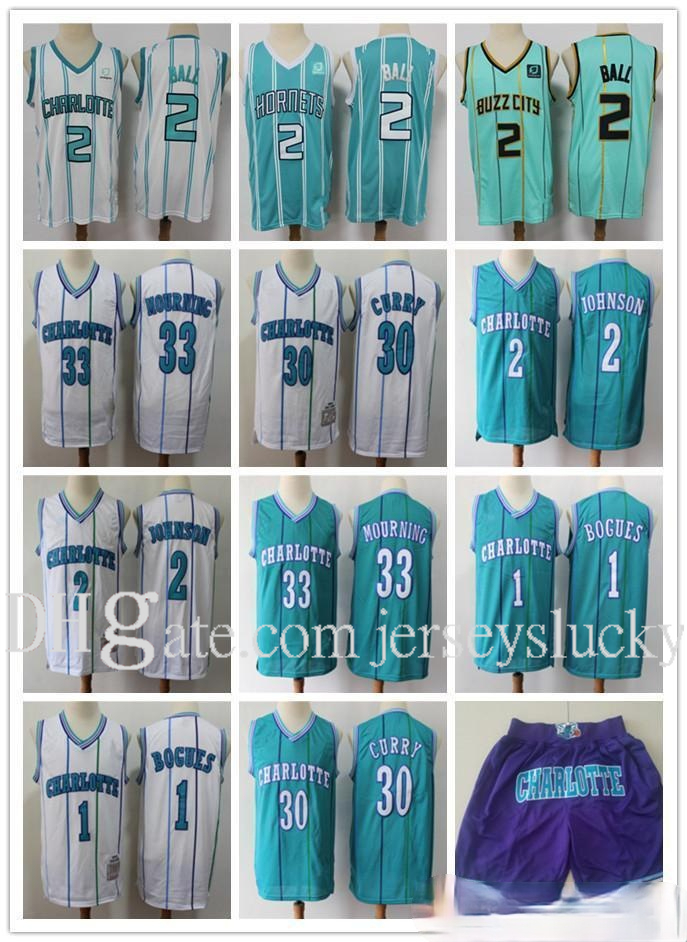 High Quality MensCharlotteHornets33 Alonzo Mourning 1 Bogues 30 Dell Curry 2 Larry Johnson 2 LaMelo Ball Basketball Shorts Jerseys blue, Color1
High Quality MensCharlotteHornets33 Alonzo Mourning 1 Bogues 30 Dell Curry 2 Larry Johnson 2 LaMelo Ball Basketball Shorts Jerseys blue, Color1