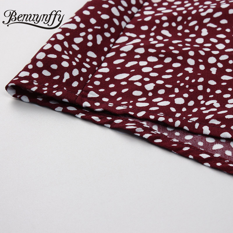 Casual High Elastic Waist Printed Women Dresses Autumn V-Neck Long Sleeve Woman Elegant OL A-Line Dress 210510