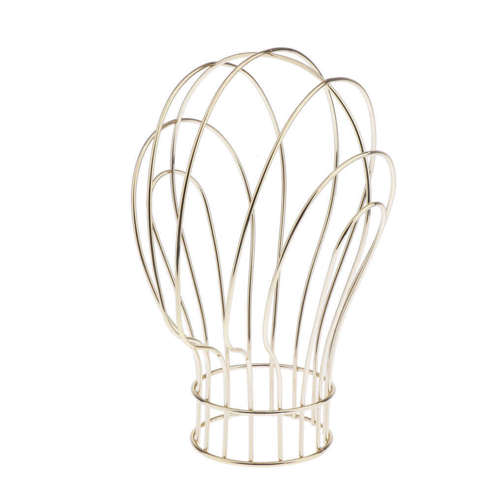 Freestanding Wire Mannequin Head Hat Stand/ Hat Rack / Wig Holder Storage Display Stand Metal Wig Stands Wig Head Holder 211013