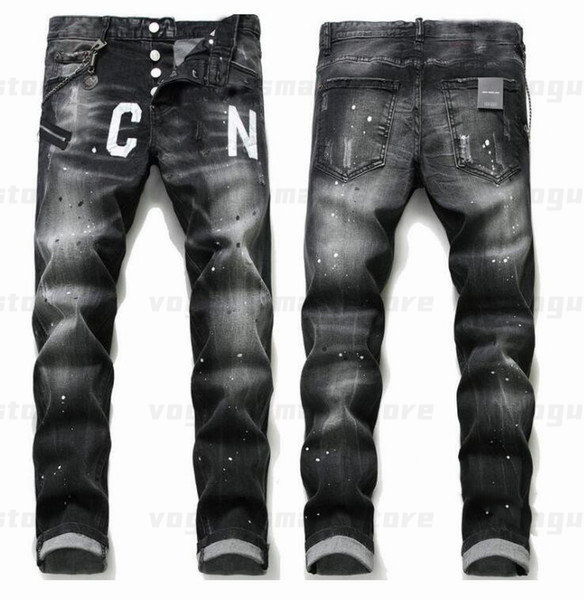 Mens Cool Rips Stretch Designer Jeans Distressed Ripped Biker Slim Fit Washed Motorcycle Denim Men s Hip Hop Fashion Man Pants 202131CL, 1010
Mens Cool Rips Stretch Designer Jeans Distressed Ripped Biker Slim Fit Washed Motorcycle Denim Men s Hip Hop Fashion Man Pants 202131CL, 1010