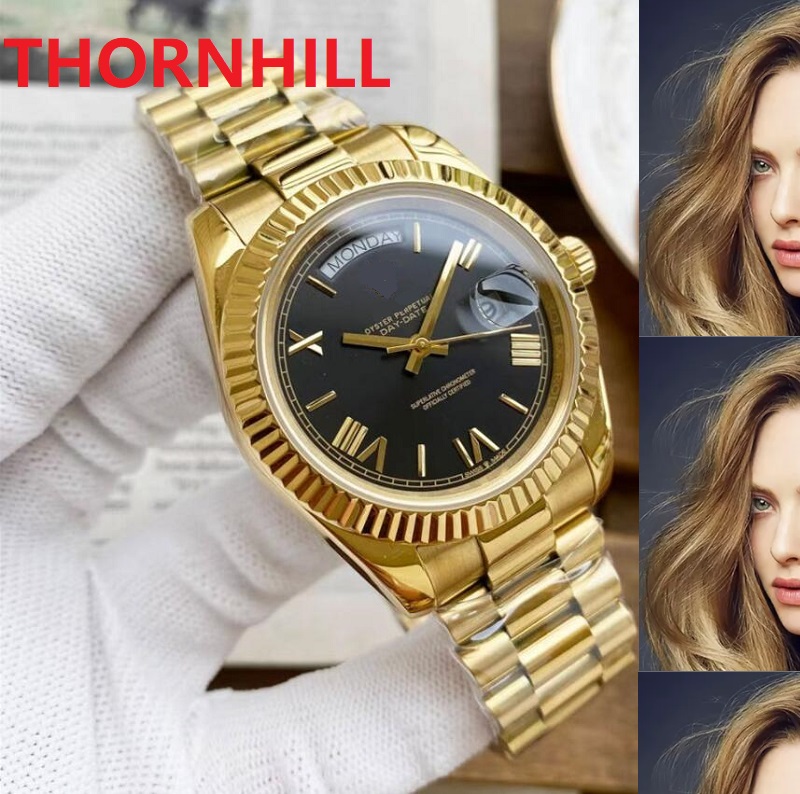 mens automatic mechanical watches 41mm full 316L fine stainless steel day-date roman dial designer wristwatches sapphire luminous watch montre de luxe, As pic
mens automatic mechanical watches 41mm full 316L fine stainless steel day-date roman dial designer wristwatches sapphire luminous watch montre de luxe, As pic