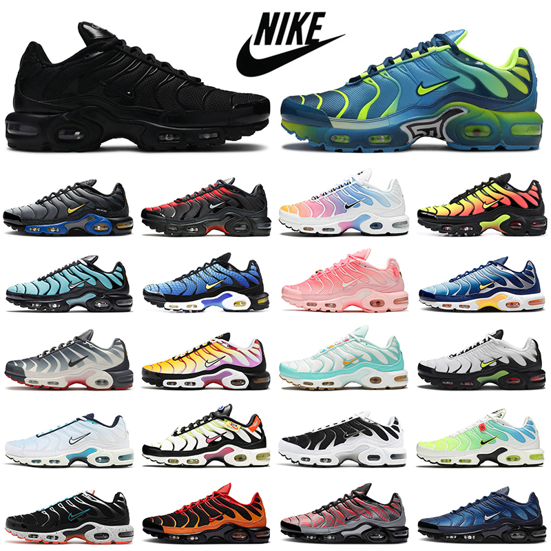 Fashion Vapormax Tn plus men women tns running shoes triple black white Hyper Blue Greedy OREO Volt mens trainers outdoor sports sneakers Wholesale
Fashion Vapormax Tn plus men women tns running shoes triple black white Hyper Blue Greedy OREO Volt mens trainers outdoor sports sneakers Wholesale