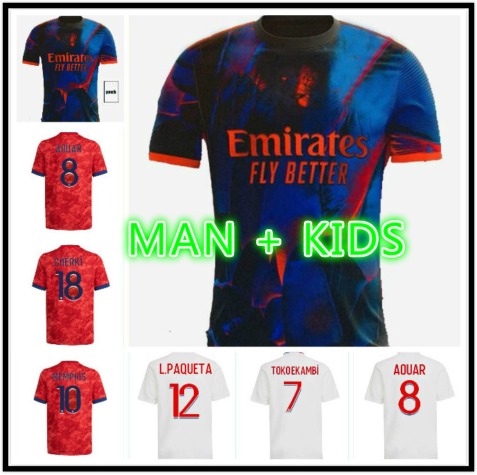 man kids kit 2021 2022 Olympique Lyonnais Lyon soccer jerseys 21 22 OL MEMPHIS AOUAR DEMBELE hommes enfants men football shirt, Black;yellow
man kids kit 2021 2022 Olympique Lyonnais Lyon soccer jerseys 21 22 OL MEMPHIS AOUAR DEMBELE hommes enfants men football shirt, Black;yellow