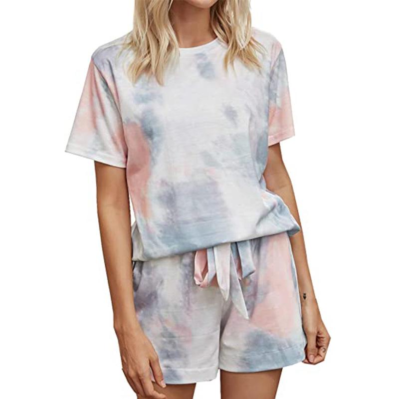 Women Solid Casual Tracksuits Summer Loose O-Neck T-shirt Shorts Suits Female Two Peice Set Tie Dye Gradients Leisure Outfits Women, Purple
Women Solid Casual Tracksuits Summer Loose O-Neck T-shirt Shorts Suits Female Two Peice Set Tie Dye Gradients Leisure Outfits Women, Purple