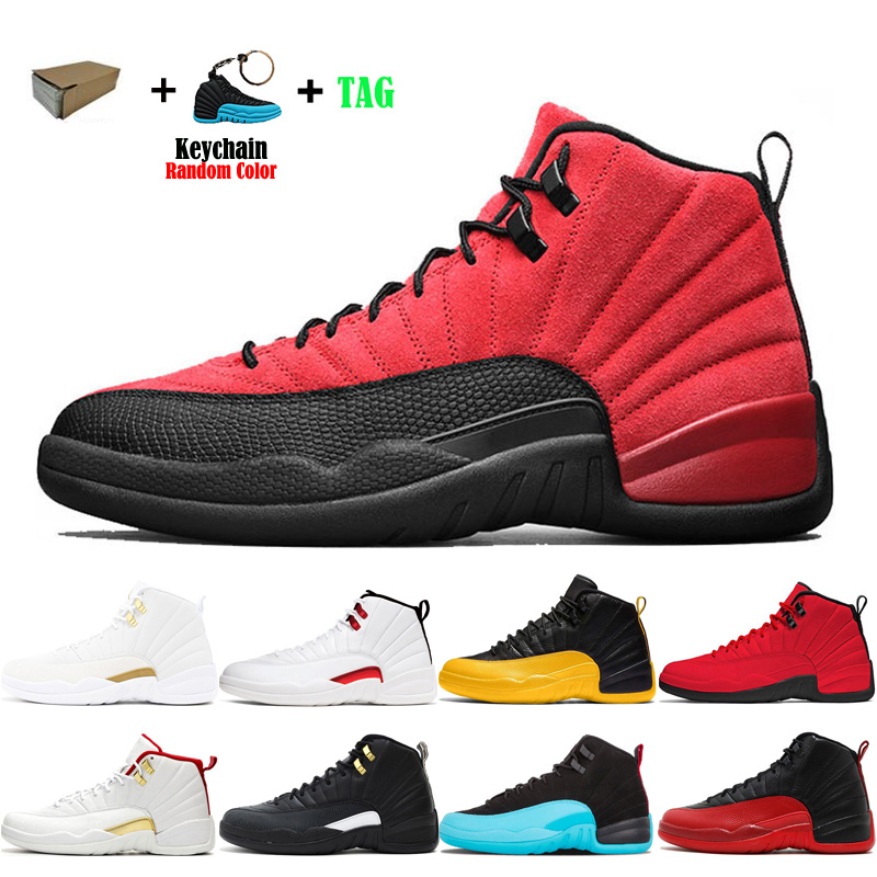 With Box Men jumpman 12s basketball shoes 12 University Gold Reverse Flu Game II Gamma Blue outdoor sneakers trainer
With Box Men jumpman 12s basketball shoes 12 University Gold Reverse Flu Game II Gamma Blue outdoor sneakers trainer