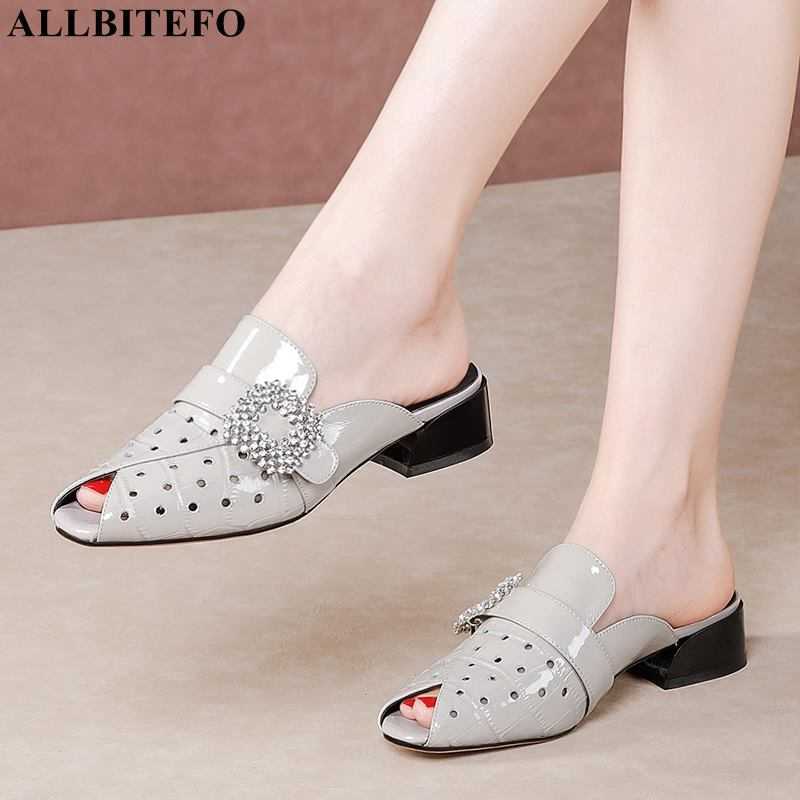 ALLBITEFO Size 34-42 Peep Toe Sandals Real Genuine Leather Women Slippers Summer Expose The Heel Flip Flops Women Heels Shoes 210611, As picture
ALLBITEFO Size 34-42 Peep Toe Sandals Real Genuine Leather Women Slippers Summer Expose The Heel Flip Flops Women Heels Shoes 210611, As picture