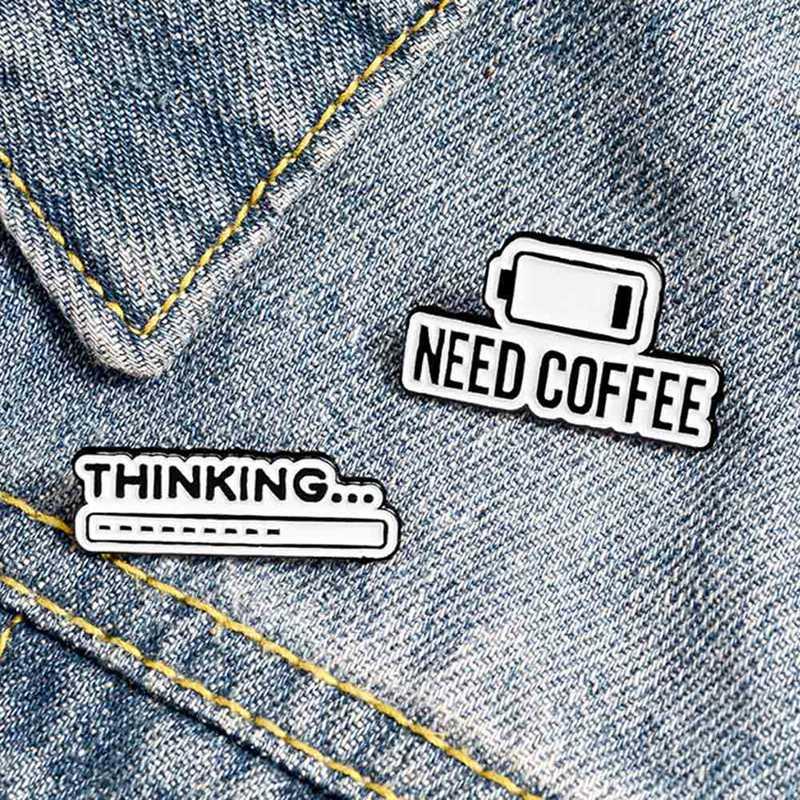 Pins, Brooches Energy Exhausted Progress Bar Lapel Pins Need Coffee Power Badges Fashion Enamel Gifts For Friends Jewelry, Gray
Pins, Brooches Energy Exhausted Progress Bar Lapel Pins Need Coffee Power Badges Fashion Enamel Gifts For Friends Jewelry, Gray