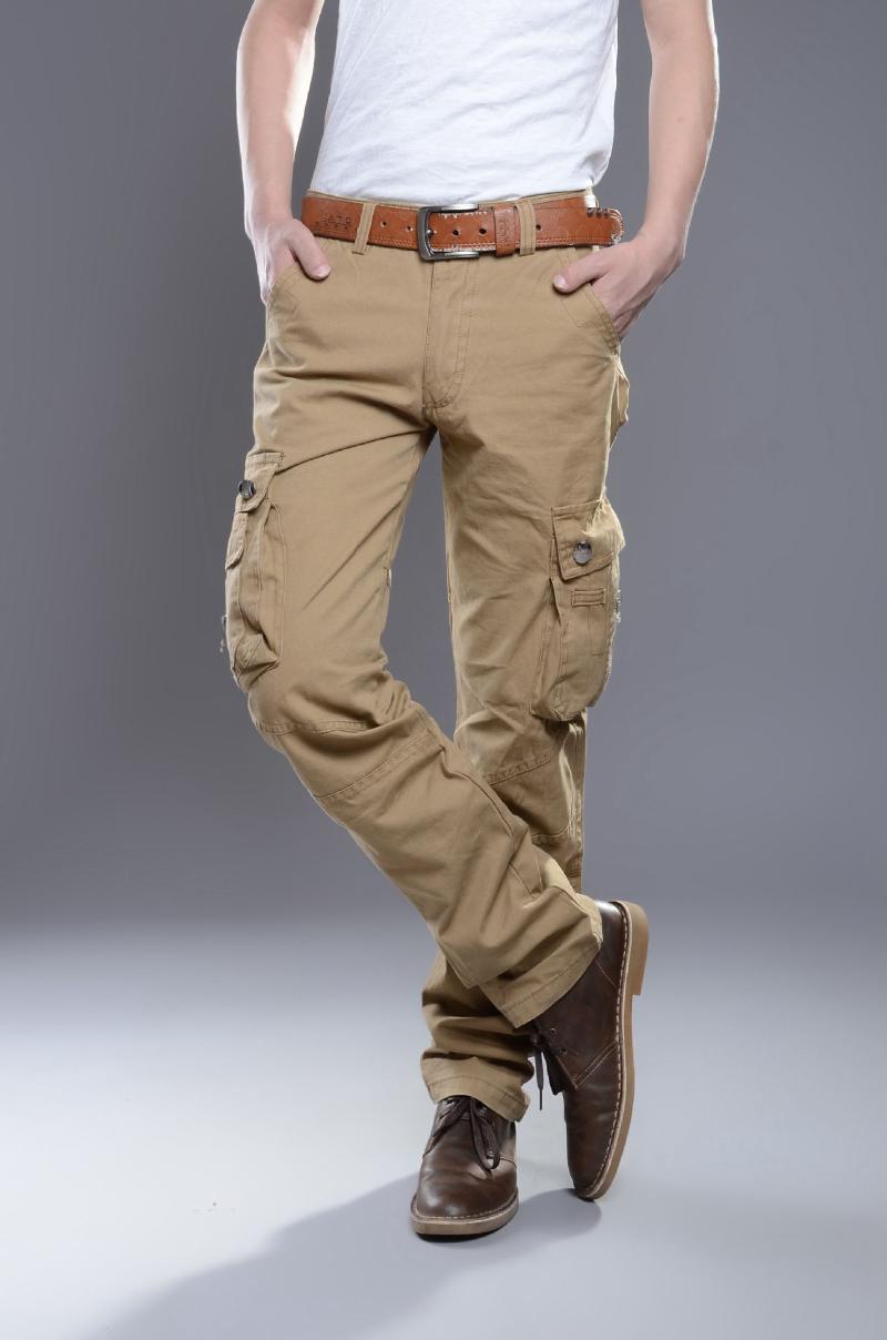 Men Cargo Pants Camouflage Trousers Multiple Pockets Outdoor For Man More Colors Men's